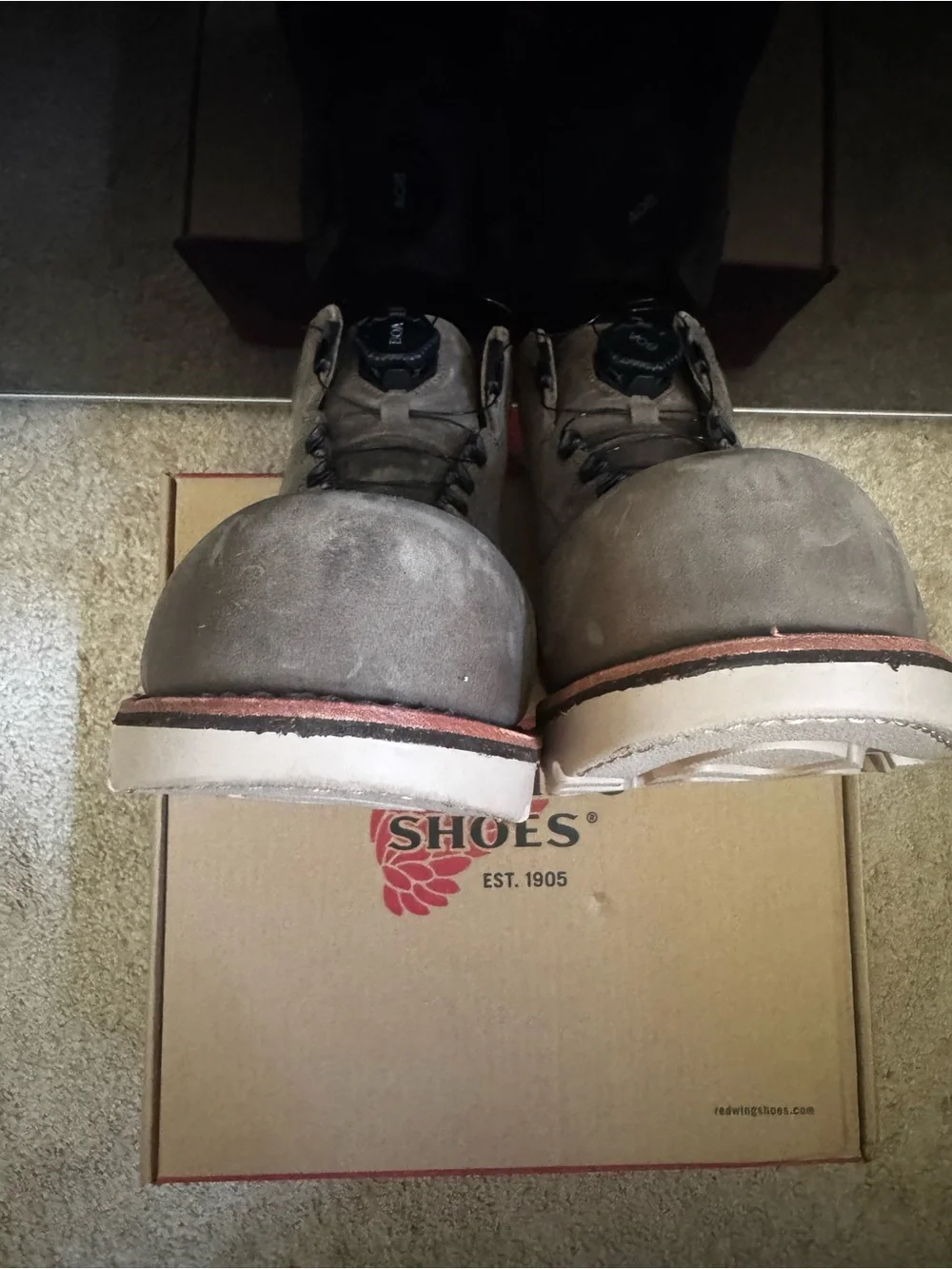 Red Wing Shoes Olive Brown BOA Waterproof Men's Steel Toe Boots